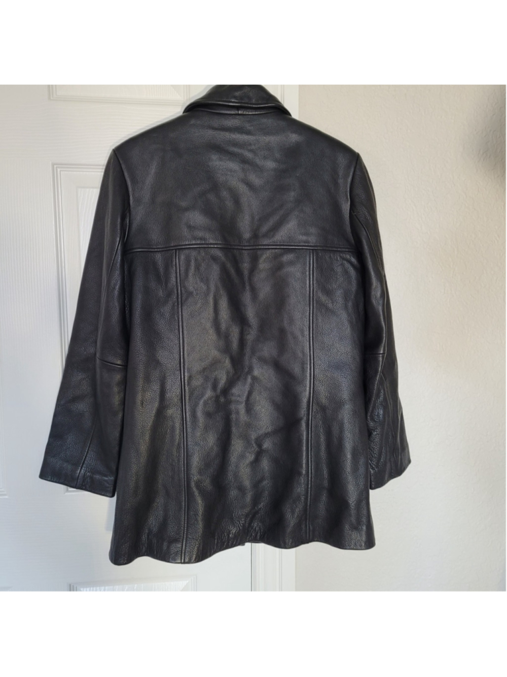 Wilson's leather black jacket Thinsulate Liner - Men’s Medium 4 buttons - Picture 10 of 11
